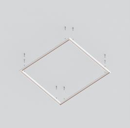 Шинопровод Maytoni Exility TRXM034-R-412W, магнитный низкопрофильный подвесной круглый, белый 2м