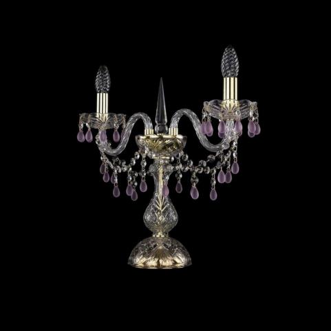 Bohemia Ivele Crystal Настольный светильник Bohemia 1410L/2/141-39 G V7010