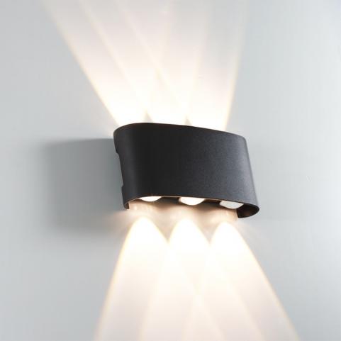 Настенный уличный светильник Arte Lamp Bosto   A3122AL-6BK