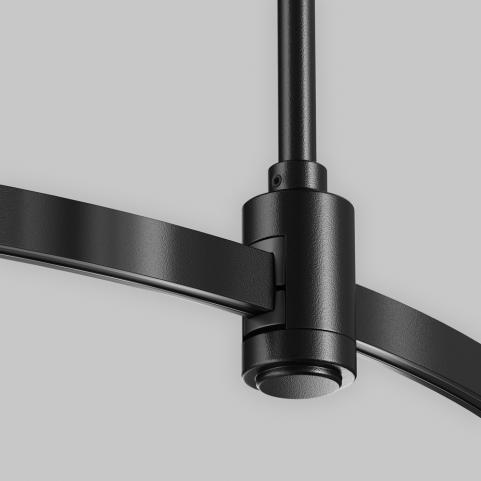 Шинопровод Maytoni Flarity TRX154-SR-D800-B, магнитный модульный полукруг, черный 800мм