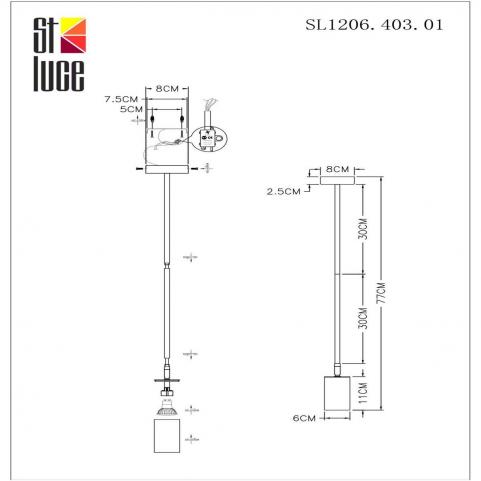 ST Luce Подвесной светильник ST-Luce Sormano SL1206.403.01