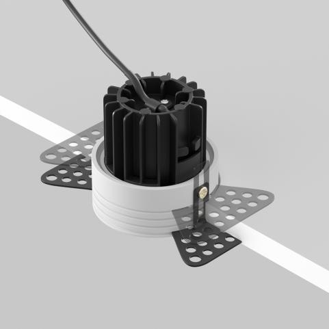 Точечный светильник Maytoni Technical Downlight 3000K Round DL058-7W3K-TRS-W