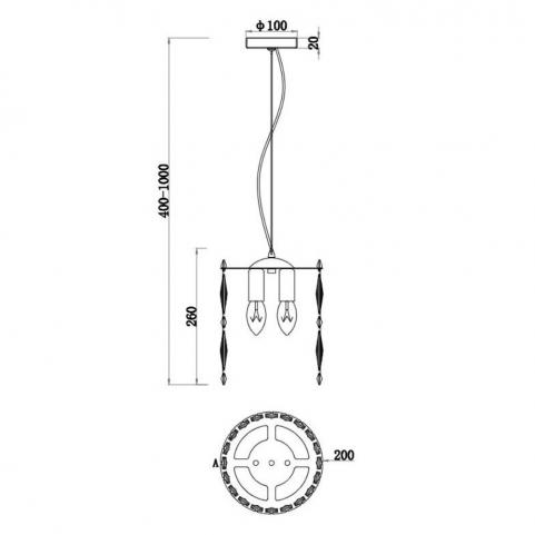 Подвесной светильник Stilfort Admire 2174/05/02P