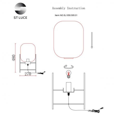 ST Luce Настольный светильник ST-Luce Burasca SL1050.505.01
