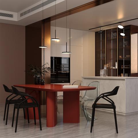Подвесной светильник Maytoni Technical Plato P076PL-L12W4K-B