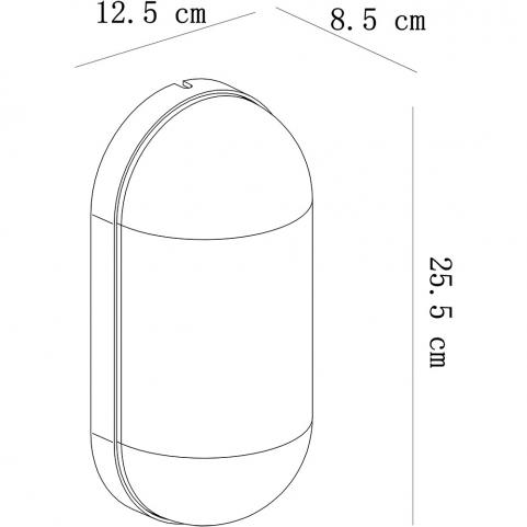 Настенный уличный светильник Arte Lamp Marfik A2481AL-1BR