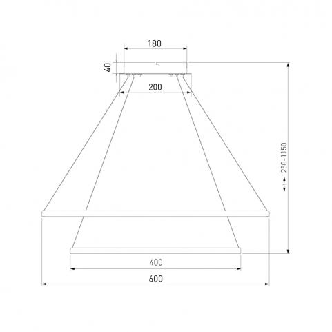 Подвесной светильник Eurosvet Collars 90264/2 черный