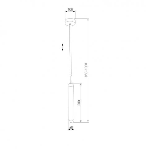 Подвесной светильник Eurosvet Pacific 50255/1 черный жемчуг