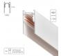Магнитный шинопровод Arte Lamp Linea-Accessories  A460233