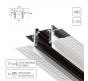 Шинопровод магнитный встраиваемый в гипсокартон Arte Lamp Optima-Accessories  A730206