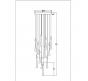Светильник подвесной Arte Lamp Raindrop A1803LM-36PB