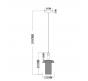 Светильник подвесной Arte Lamp Adagio A2791SP-1CL