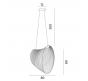 Светильник подвесной Divinare Carved 1140/06 SP-16