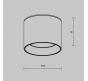 Точечный светильник Maytoni Technical Ceiling Glam C096CL-GX53-B
