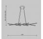 Подвесной светильник Maytoni Halo MOD244PL-L50BSK