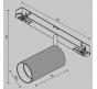Трековый светильник Maytoni Technical Exility 3000K  Artisan TR097-2-12W3K-M-BW