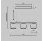 Подвесной светильник Maytoni Spirito MOD286PL-L12G3K